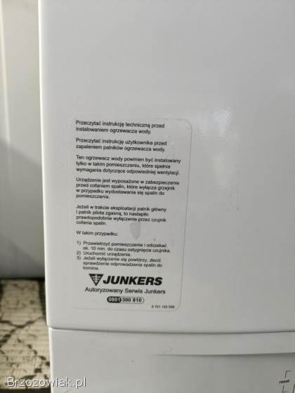 Sprzedam piec gazowy Junkers