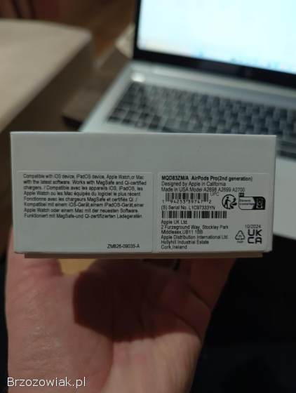 Nowe słuchawki AirPods Pro drugiej generacji