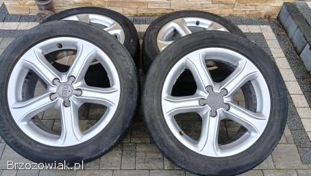 4 alufelgi 17 cali oryg AUDI A5,  A6 C7 C6 C5,  A4 B8 B9 B7,  Q5 OPONY