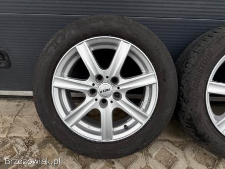 Koła letnie 5x112 R16 RIAL ET38 7J 70 mm + 205/55 DOT 2021/2022 r.  VW Audi Skoda