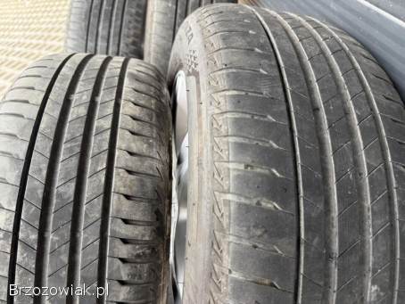 Koła letnie 5x112 R16 RIAL ET38 7J 70 mm + 205/55 DOT 2021/2022 r.  VW Audi Skoda