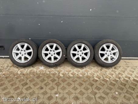 Koła letnie 5x112 R16 RIAL ET38 7J 70 mm + 205/55 DOT 2021/2022 r.  VW Audi Skoda