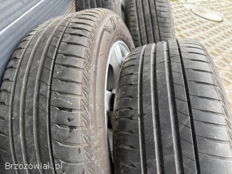 Koła letnie 5x112 R16 RIAL ET38 7J 70 mm + 205/55 DOT 2021/2022 r.  VW Audi Skoda