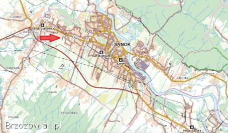 Sanok,  Dąbrówka -  działka na sprzedaż 24,  3 a