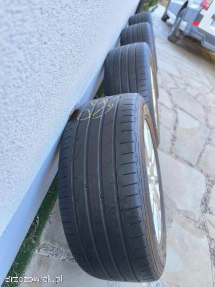 Alufelgi 16 5x112 opony letnie 225/55R16 Audi VW Seat Skoda Mercedes BMW