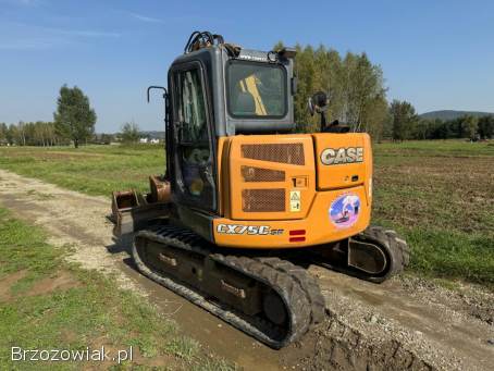Koparka 8 t case cx 75 csr minikoparka