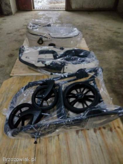 Wózek NEXUS Ecoleather-Vanilia