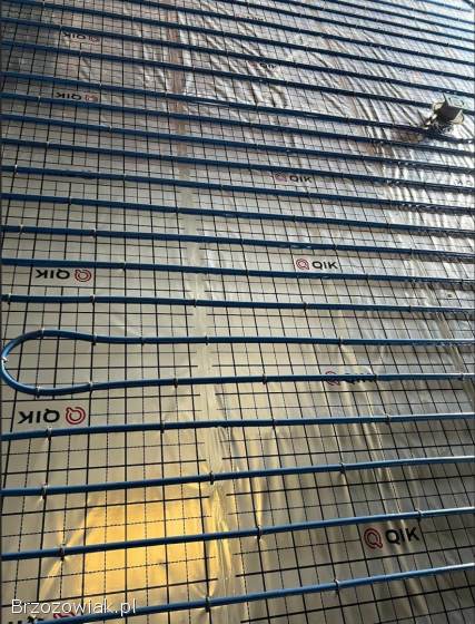 Folia QIK pod ogrzewanie podłogowe GRUBA 1,  3mm x dług20mb x szer 1,  02m