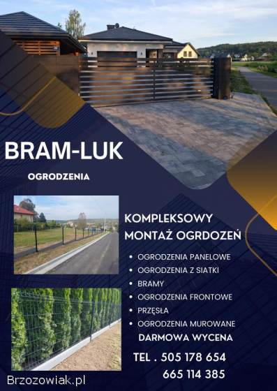 Ogrodzenia kompleksowy montaż
