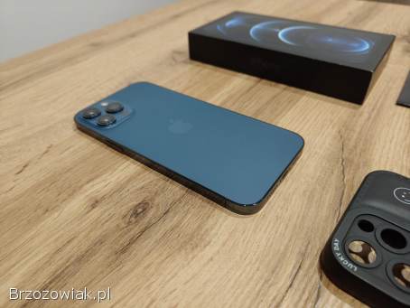 Okazja!  Iphone 12 Pro Max Pacific Blue!  Nowa Bateria 100!  Ideał!