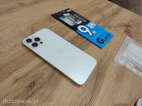 Okazja!  Iphone 12 Pro Max Biały!  Super Stan!  Gwarancja!  Bat 100