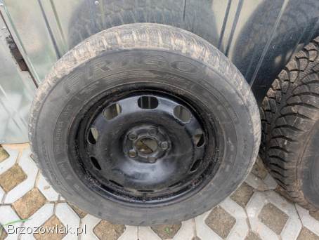 Komplet felg stalowych 195/65R15 Seat leon 1 zima