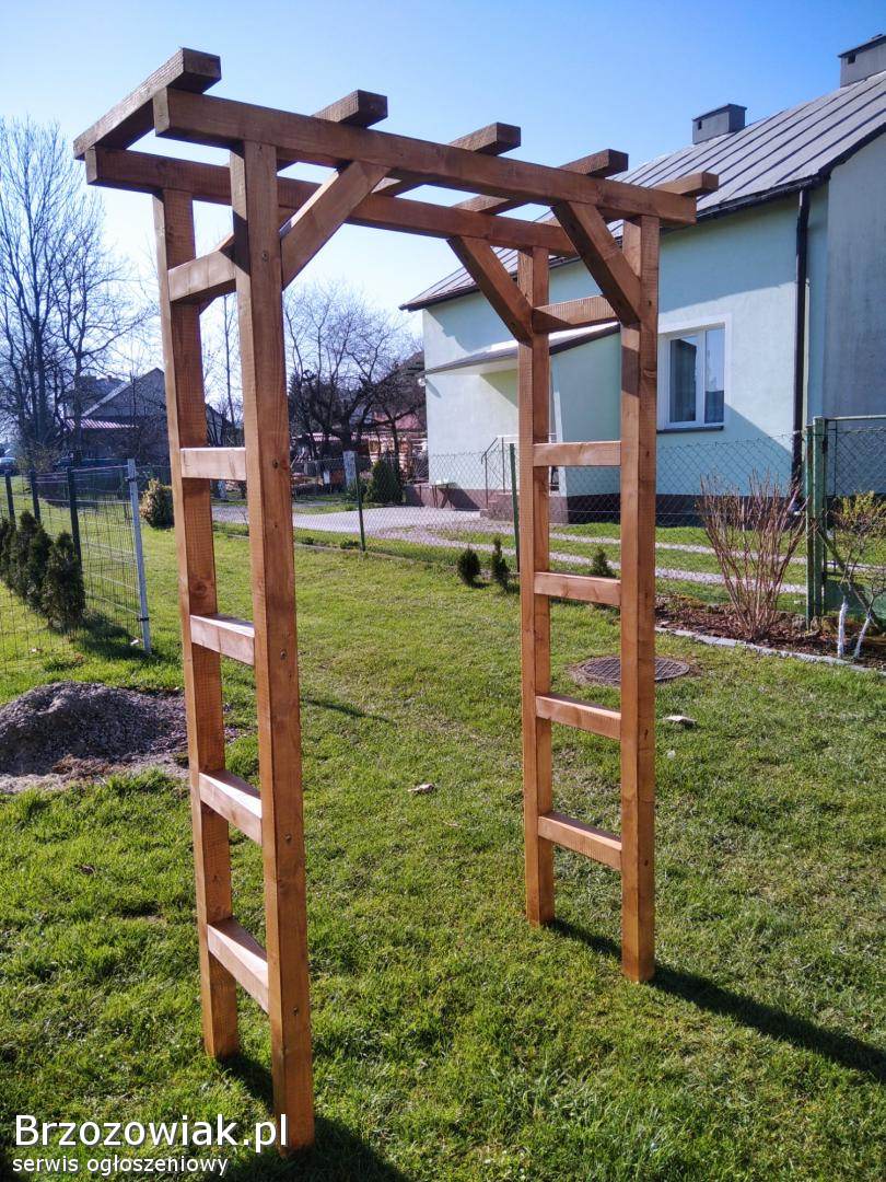 Pergola drewniana duża