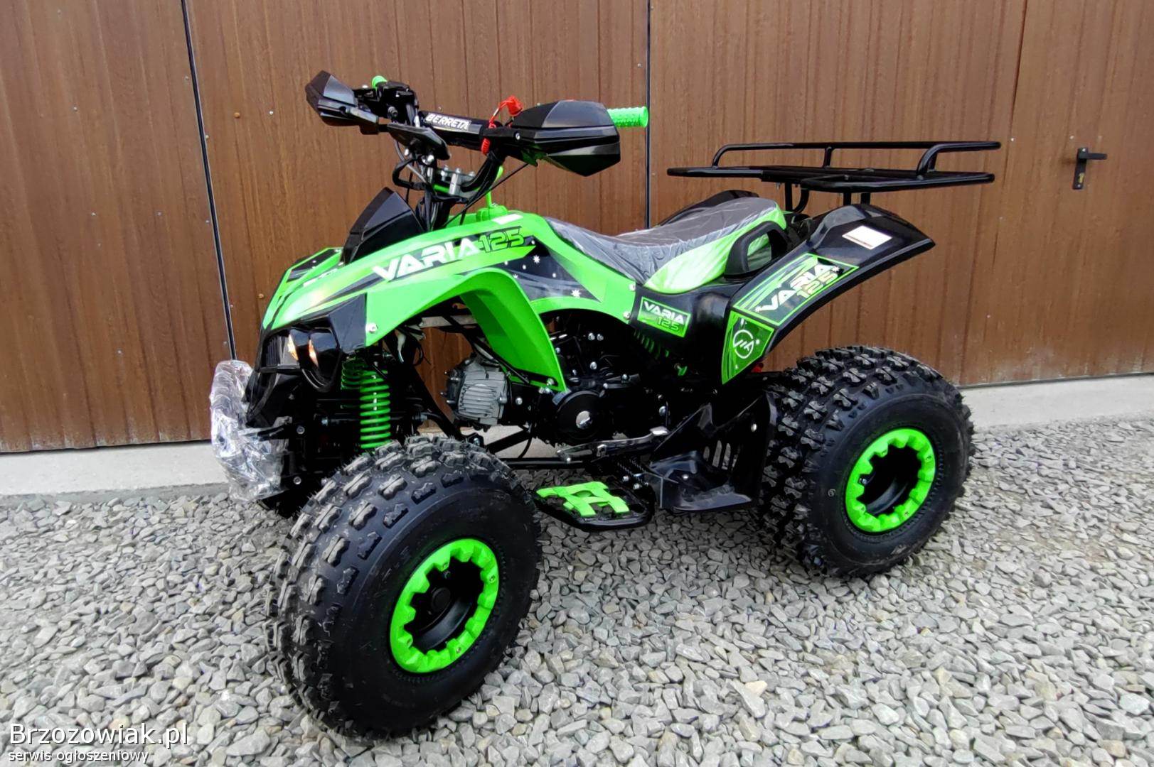 Quad 125 Beretta Varia.  Cyfrowy Licznik LED,  koła 8,  duża rama,  NOWY berreta