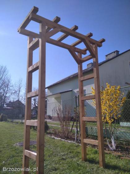 Pergola drewniana duża