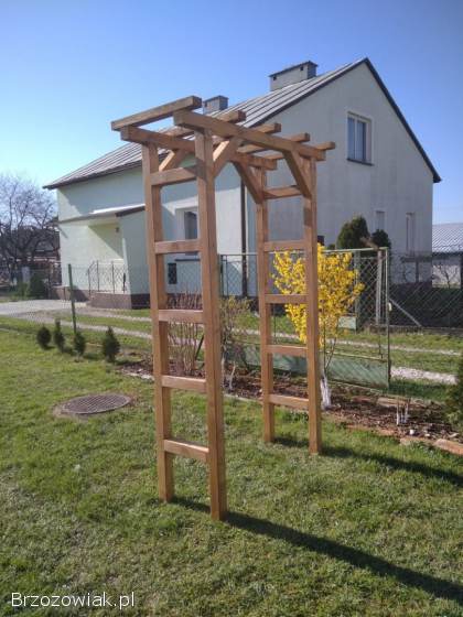 Pergola drewniana duża