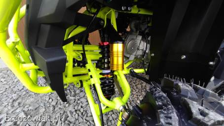 Quad 150 Beretta Turbo,  Alufelgi,  Licznik,  Duża rama,  dwa wydechy,  chłodnica