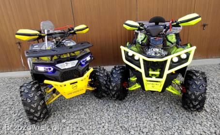 Quad 150 Beretta Turbo,  Alufelgi,  Licznik,  Duża rama,  dwa wydechy,  chłodnica