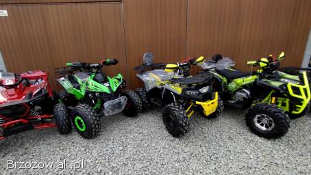 Quad 125 Beretta Scream.  Licznik,  koła 8,  duża rama,  Hak NOWY Krosno