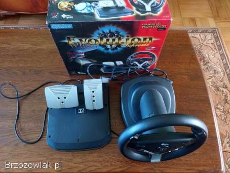 Kierownica do gier zestaw Evolution Wheel Supreme HY834 PS2/PS1/PC-USB