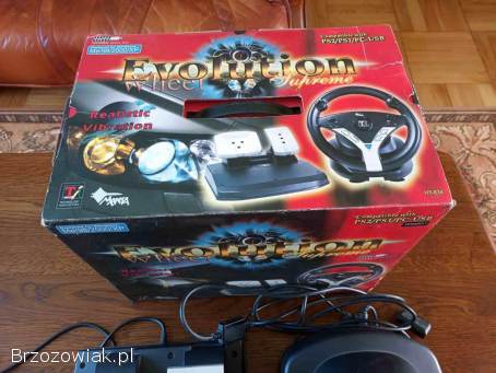 Kierownica do gier zestaw Evolution Wheel Supreme HY834 PS2/PS1/PC-USB
