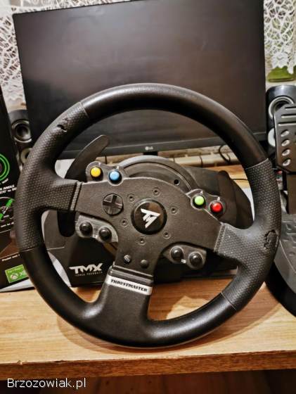 Kierownica thrustmaster tmx+pedały,  oryginalne pudełko