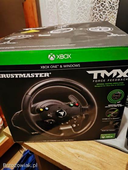 Kierownica thrustmaster tmx+pedały,  oryginalne pudełko