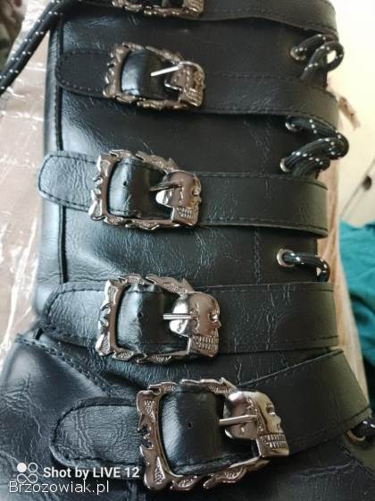 Buty motocyklowe eko skóra rozmiar 41