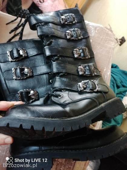 Buty motocyklowe eko skóra rozmiar 41