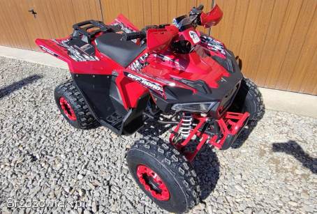 Nowy Quad 125 Barton Terrax.  Duża rama,  koła 8,  tarcze,  LED kalamitki Max Moto