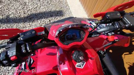 Nowy Quad 125 Barton Terrax.  Duża rama,  koła 8,  tarcze,  LED kalamitki Max Moto