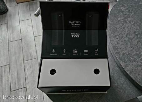 Głośnik bezprzewodowy Xmusic BTS650K,  czarny,  NOWY