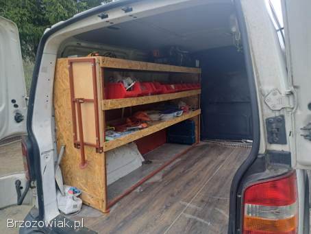 Volkswagen T5 blaszak,  zabudowa