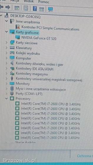 Komputer Gemingowy Intel i7 16 GB ssd 512 GB
