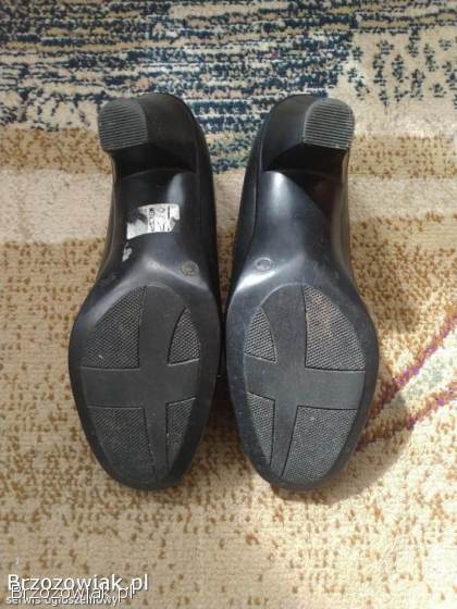 Mało używane,  skórzane buty damskie r.  37