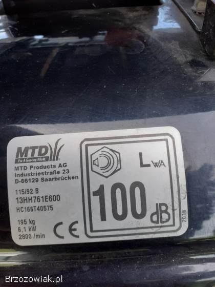 Traktorek kosiarka MTD