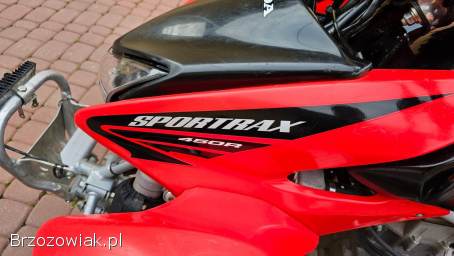 Honda TRX SPORTRAX 450R 41KM 2005r Quad Sportowy stan Bardzo Dobry Zamiana Sanok