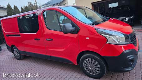 Renault Trafic 5 os 1.  6DCI 145KM 2017 Klima 5os Brygadówka Doka Long Hak Zamian