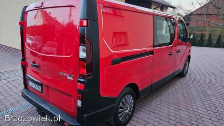 Renault Trafic 5 os 1.  6DCI 145KM 2017 Klima 5os Brygadówka Doka Long Hak Zamian