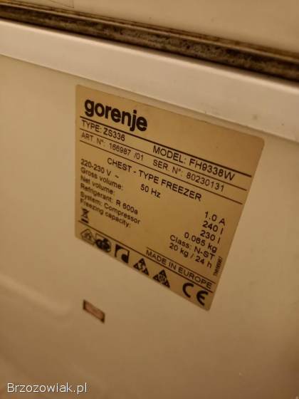 Duża Zamrażarka Gorenje FH 9338