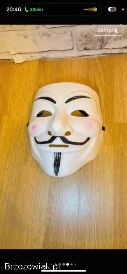 Imprezowe czapki + peruka + czapka Guya Fawkesa.