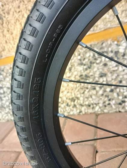 Rower dziecięcy giant 16 cali aluminium oświetlenie