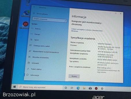Laptop Acer komplet