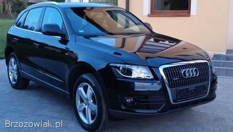 AUDI Q5 S-LINE QUATTRO,  2,  0TDI 170KM,  skóra bikolor,  czarna podsufitka