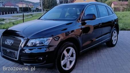 AUDI Q5 S-LINE QUATTRO,  2,  0TDI 170KM,  skóra bikolor,  czarna podsufitka