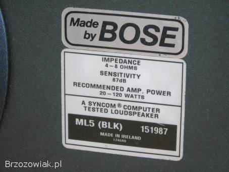 Kolumny Bose LM-5 świetne monitory stereo.  DOSTAWA.