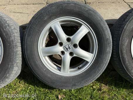 Koła letnie 5x114,  3 R16 ENKEI 6,  5JJ ET55 64,  1 mm stan DB + 215/65 Bridgestone