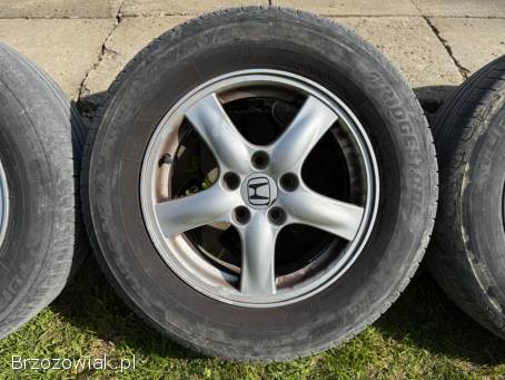 Koła letnie 5x114,  3 R16 ENKEI 6,  5JJ ET55 64,  1 mm stan DB + 215/65 Bridgestone