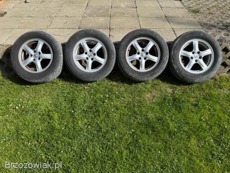 Koła letnie 5x114,  3 R16 ENKEI 6,  5JJ ET55 64,  1 mm stan DB + 215/65 Bridgestone