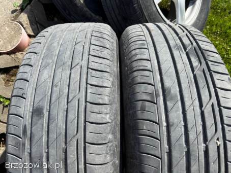 Koła letnie 5x114,  3 R16 ENKEI 6,  5JJ ET55 64,  1 mm stan DB + 215/65 Bridgestone
